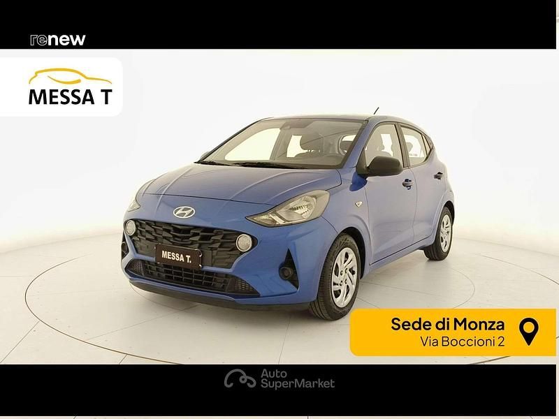 Blu/azzurro Usata 2020 Hyundai i10 Prime Due volumi | 11.950 € (Cara) - Immagine 1/3