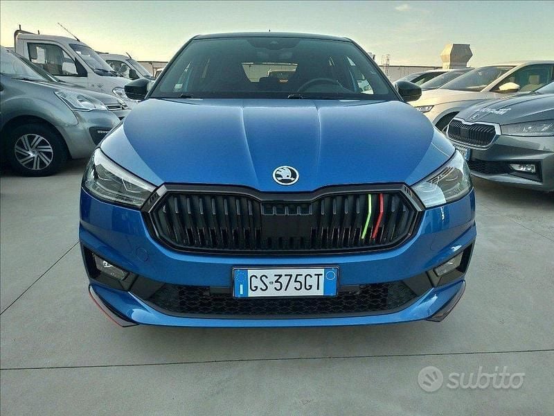 Usata Skoda Fabia Monte Carlo 110 CV (80 kW) 2024 Blu Utilitaria