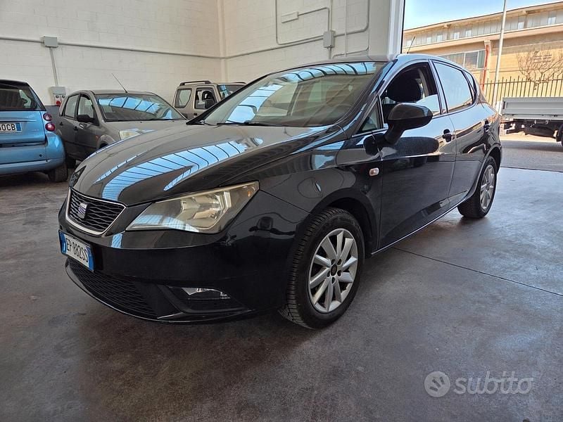 Usata Seat Ibiza Reference 75 CV (55 kW) 2013 Nero Berlina