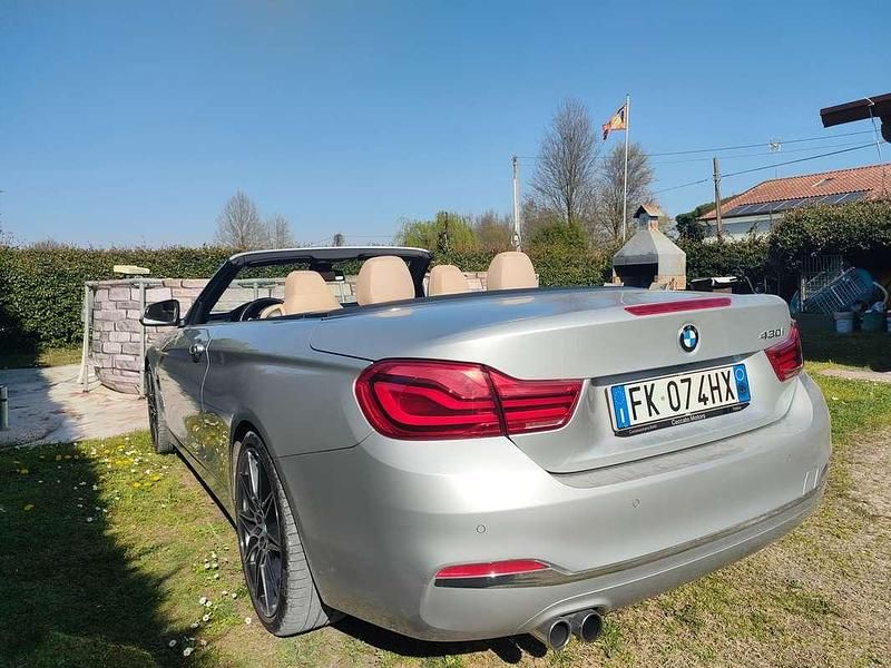 Usata BMW 430 Cabriolet Luxury Line 252 CV (185 kW) 2018 Argento Cabrio