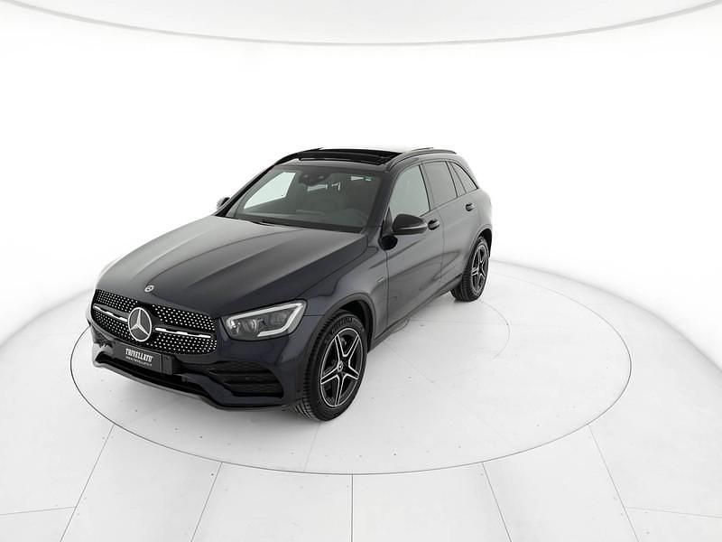 Usata Mercedes GLC300e Premium 306 CV (225 kW) 2021 Blu/azzurro SUV