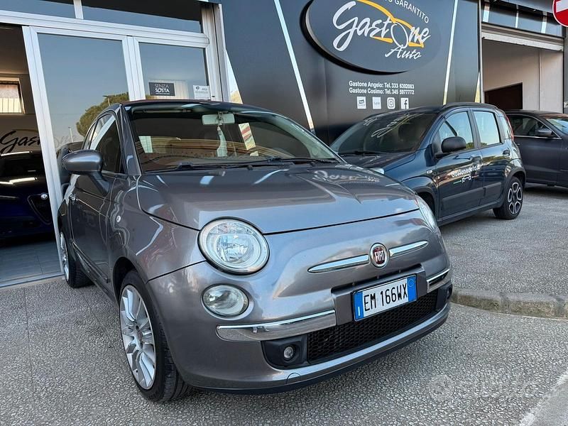 Usata Fiat 500C Lounge 95 CV (69 kW) 2012 Grigio Cabrio