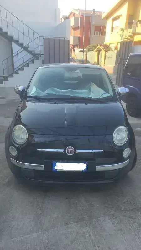 Usata Fiat 500 Lounge 69 CV (50 kW) 2008 Nero Utilitaria