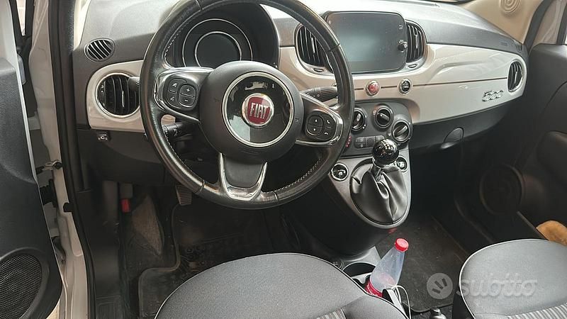 Usata Fiat 500 Collezione 69 CV (50 kW) 2019 Grigio Utilitaria