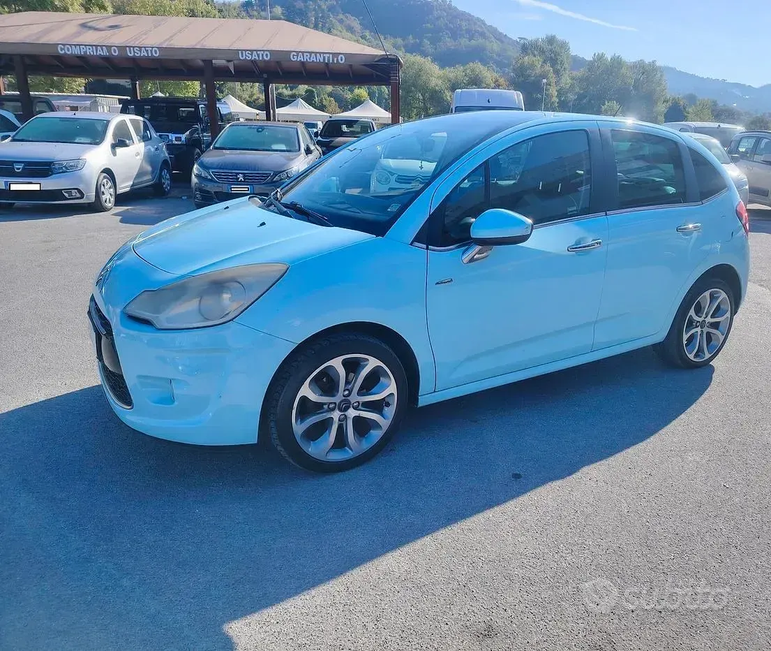 Gebraucht Citroën C3 Exclusive 95 PS (69 kW) 2010 Blau Limousine