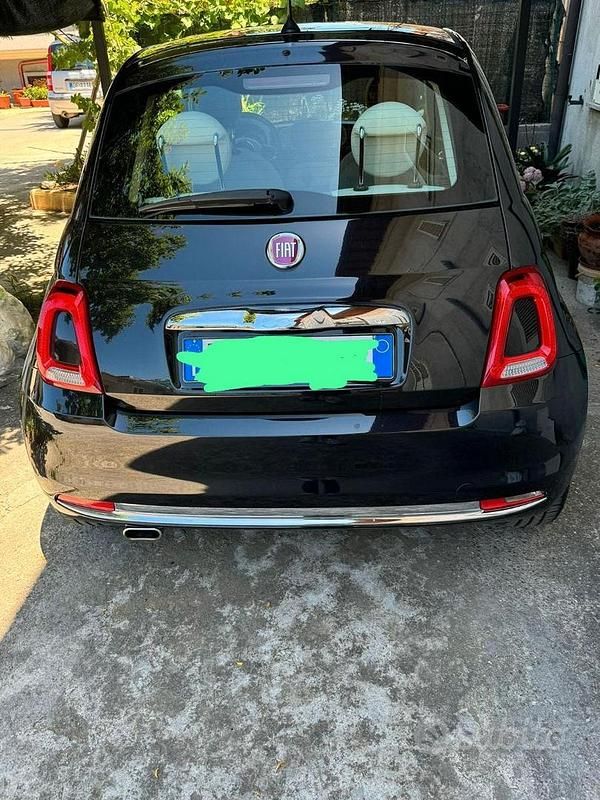 Usata Fiat 500 95 CV (69 kW) 2018 Nero Utilitaria