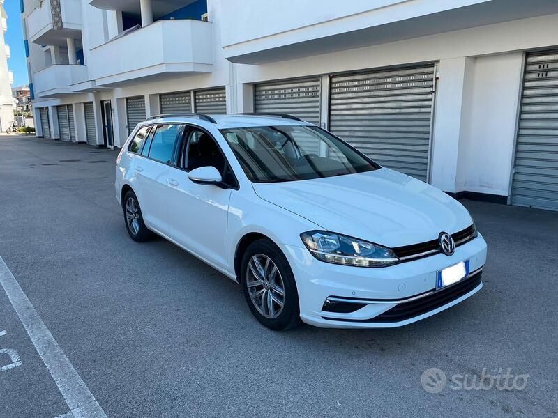 Usata VW Golf VII 116 CV (85 kW) 2017 Bianco Station wagon