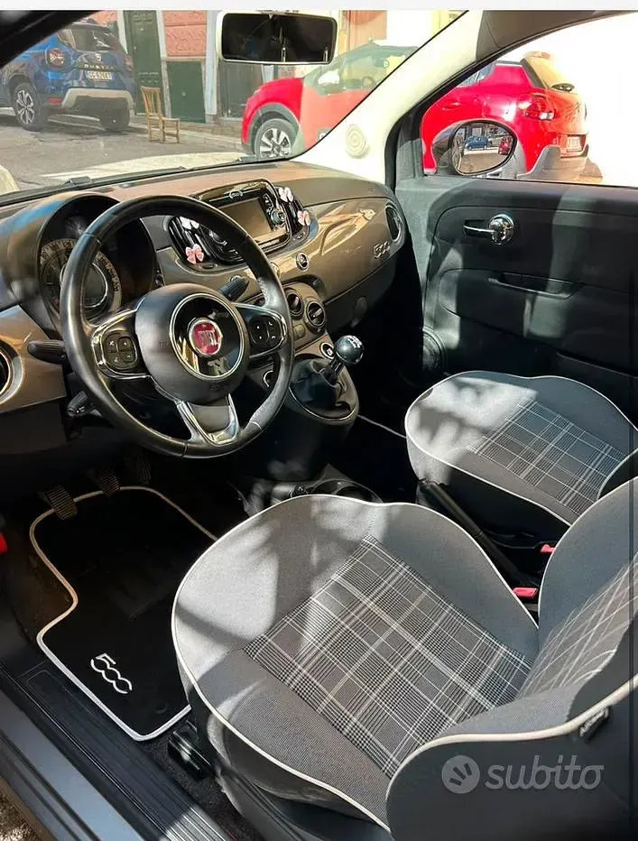 Usata Fiat 500 95 CV (69 kW) 2018 Grigio Berlina