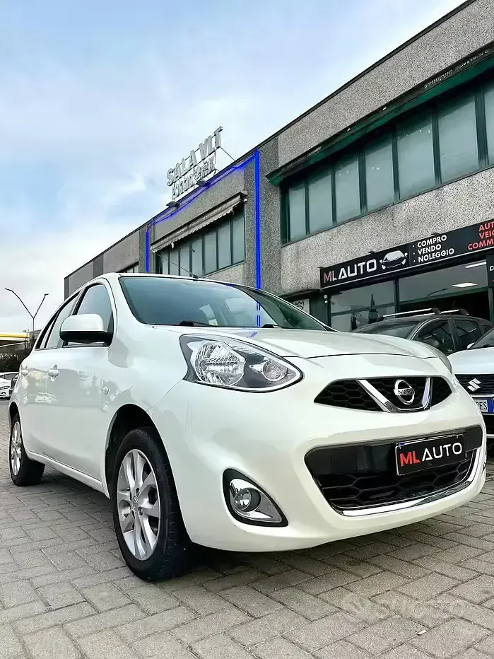 Usata Nissan Micra Acenta 80 CV (58 kW) 2017 Bianco Utilitaria