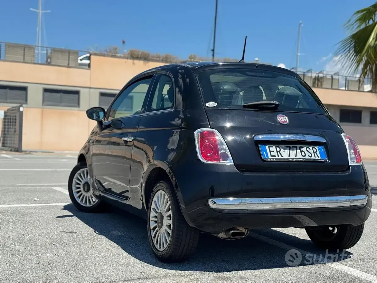 Usata Fiat 500 Lounge 69 CV (50 kW) 2013 Nero Berlina