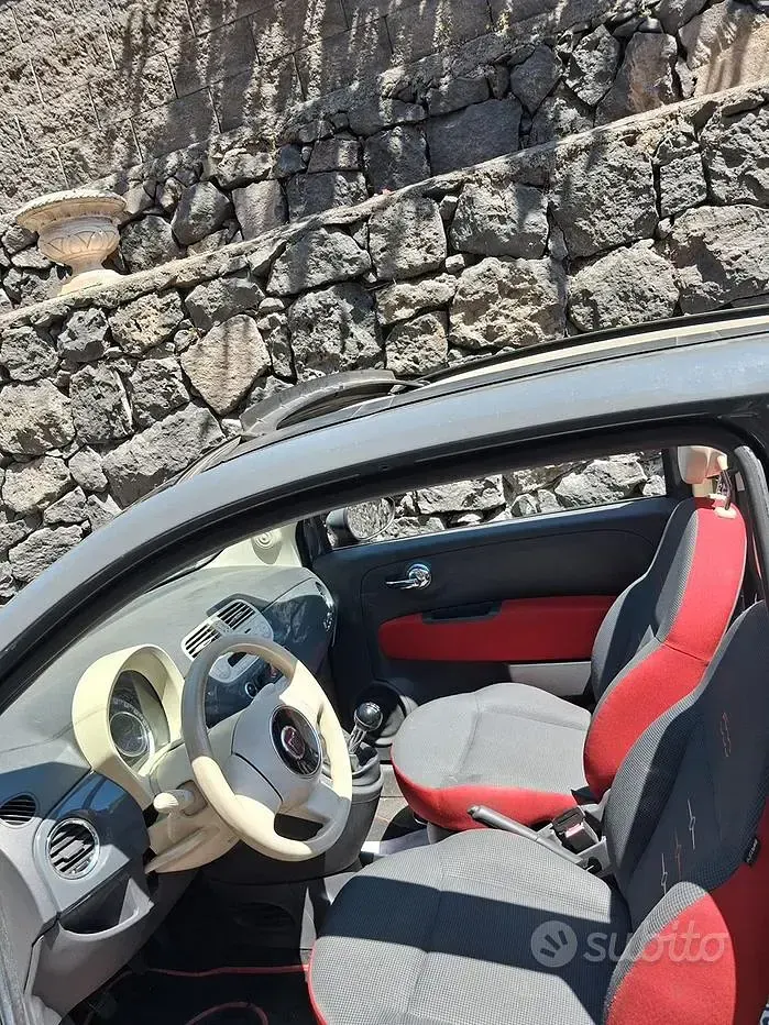 Usata Fiat 500 2015 Grigio Cabrio