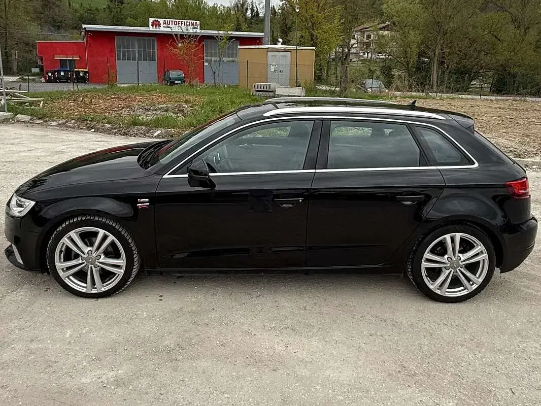 Usata Audi A3 S-Line 150 CV (110 kW) 2018 Nero Berlina