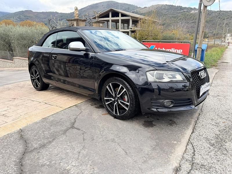 Usata Audi A3 Cabriolet Ambition 125 CV (91 kW) 2008 Nero Cabrio