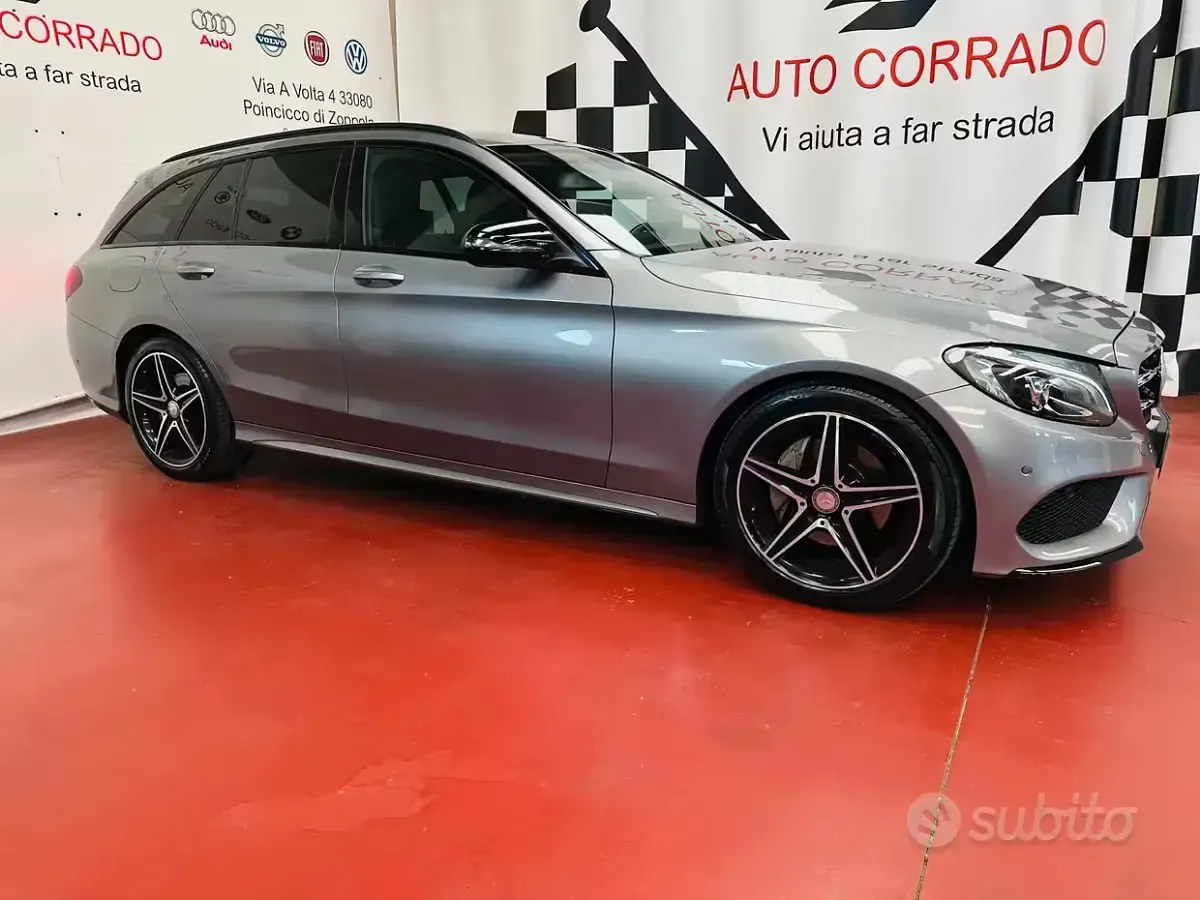 Usata Mercedes C220 Premium 170 CV (125 kW) 2016 Grigio Station wagon