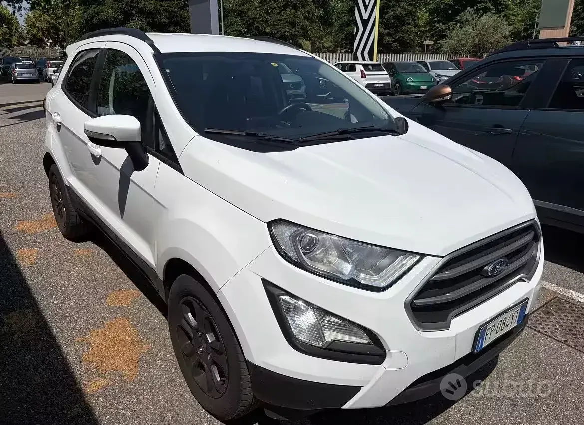 Usata Ford Ecosport Titanium 125 CV (91 kW) 2018 Bianco SUV