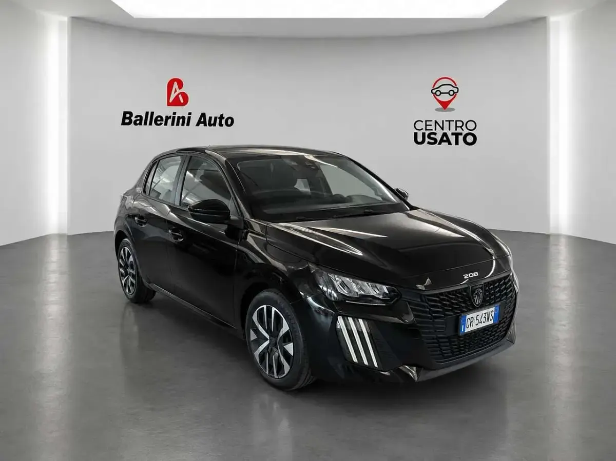Usata Peugeot 208 Active 75 CV (55 kW) 2023 Nero Utilitaria
