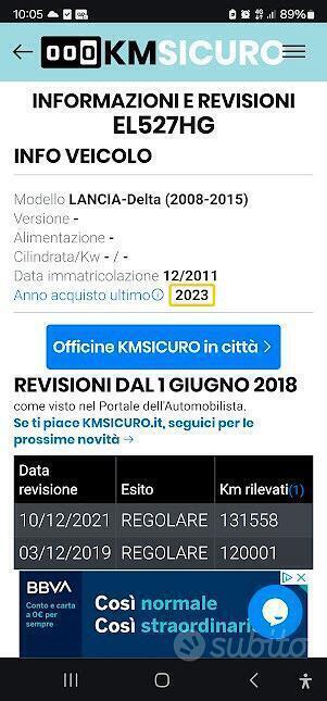 Usato 2011 Lancia Delta 1.6 Diesel 120 CV (6.900 €)