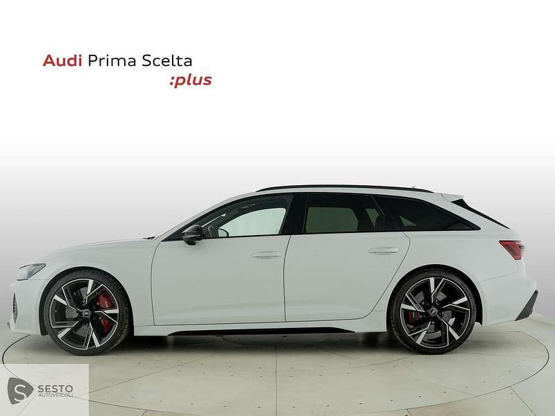 Usata Audi RS6 600 CV (441 kW) 2021 Bianco Station wagon