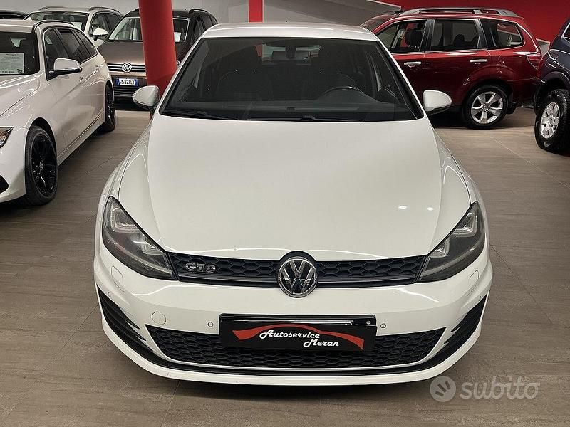 Usata VW Golf VII GTD 184 CV (135 kW) 2014 Bianco Berlina