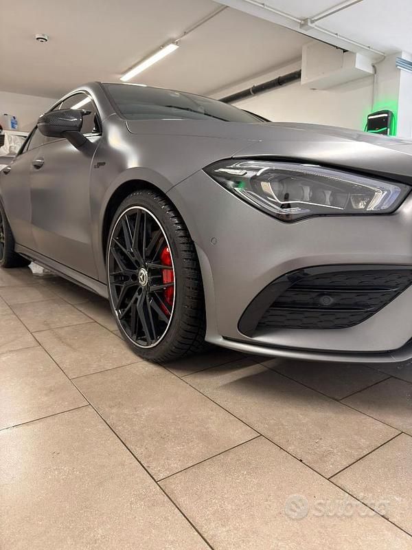 Usata Mercedes CLA35 AMG AMG 306 CV (225 kW) 2022 Grigio Coupé