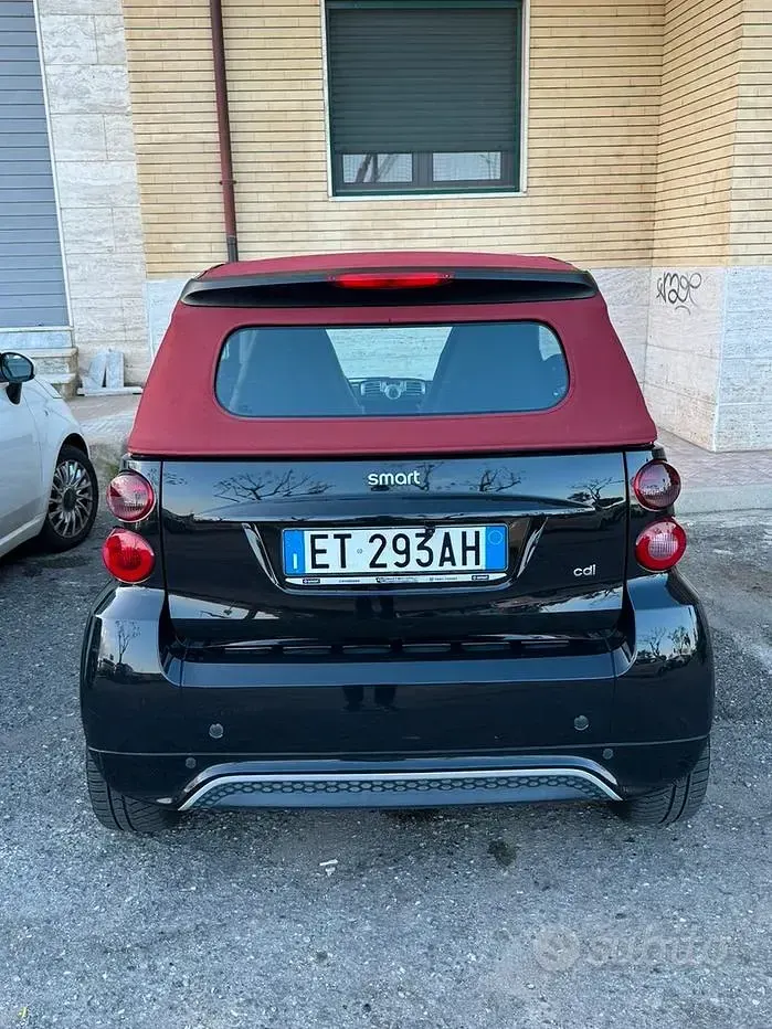 Usata Smart ForTwo Cabrio 54 CV (39 kW) 2013 Nero Cabrio