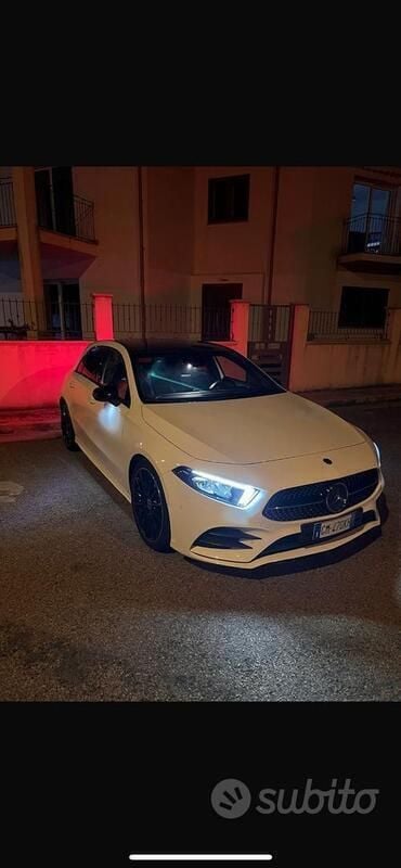 Usata Mercedes A250 224 CV (164 kW) 2019 Bianco Berlina