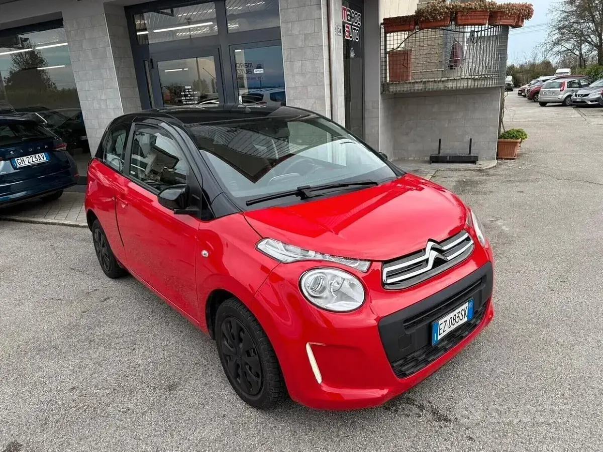 Usata Citroën C1 Shine 69 CV (50 kW) 2015 Rosso Utilitaria