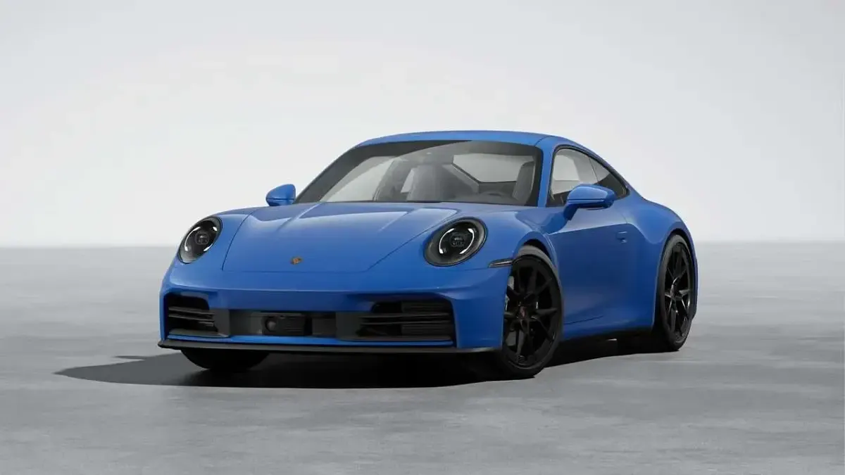 Usata Porsche 992 394 CV (289 kW) 2024 Blu lugano Coupé