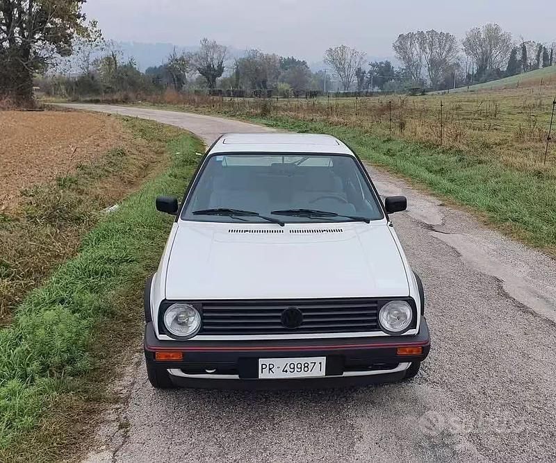 Usata VW Golf II 87 CV (63 kW) 1987 Bianco Utilitaria