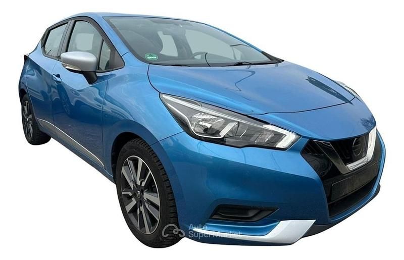 Usata Nissan Micra Acenta 73 CV (53 kW) 2017 Blu Utilitaria