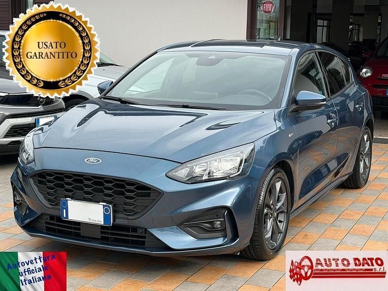 Chrome blue Usata 2021 Ford Focus ST-Line Berlina | 15.600 € (Molto cara) - Immagine 1/4