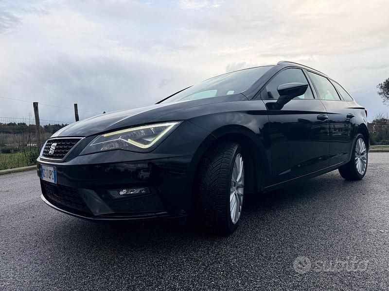 Occasion Seat Leon ST Business 115 PK (84 kW) 2020 Zwart Stationwagen