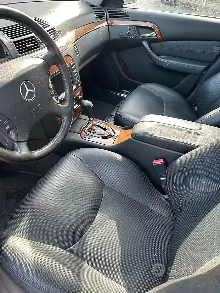 Usata Mercedes S320 204 CV (150 kW) 2003 Grigio Berlina