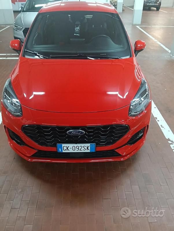 Usata Ford Fiesta ST-Line 125 CV (91 kW) 2022 Rosso Utilitaria