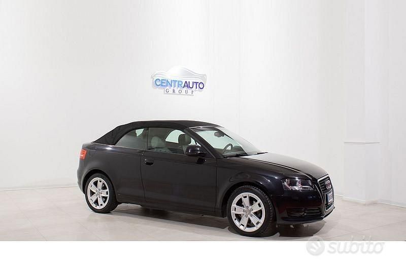 Usata Audi A3 Cabriolet Ambition 105 CV (77 kW) 2008 Nero Cabrio