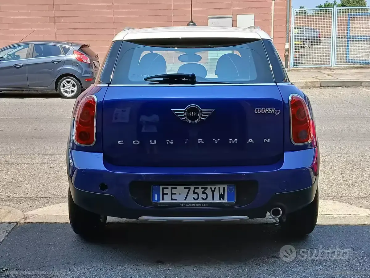 Usata Mini Cooper D Countryman 111 CV (81 kW) 2016 Blu/azzurro SUV