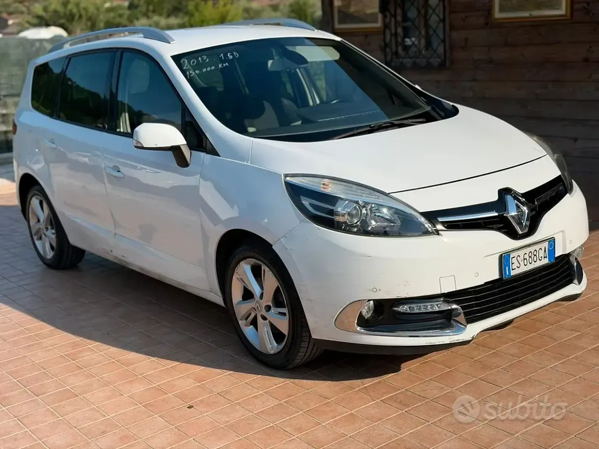 Usata Renault Scénic III 110 CV (80 kW) 2013 Bianco Monovolume