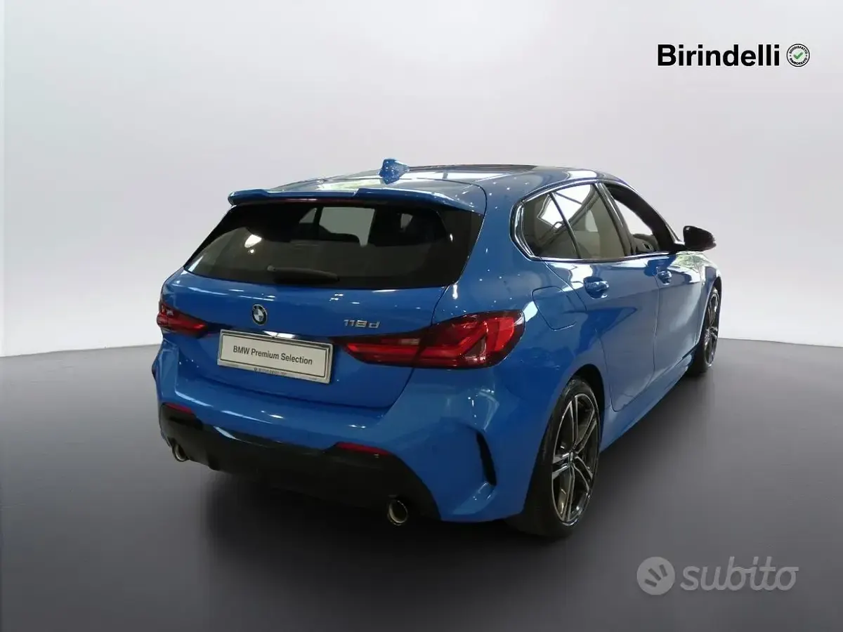 Usata BMW 118 M Sport 150 CV (110 kW) 2020 Misano blue metallizzato Utilitaria