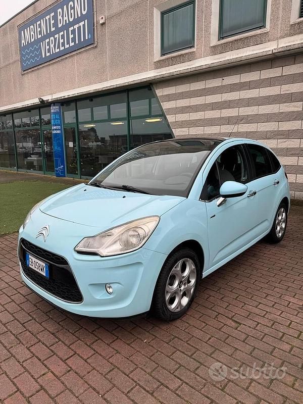 Usata Citroën C3 Pluriel Exclusive 95 CV (69 kW) 2010 Blu Cabrio