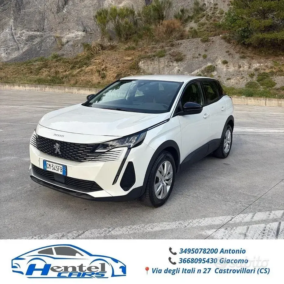 Usata Peugeot 3008 Active 131 CV (96 kW) 2022 Bianco SUV