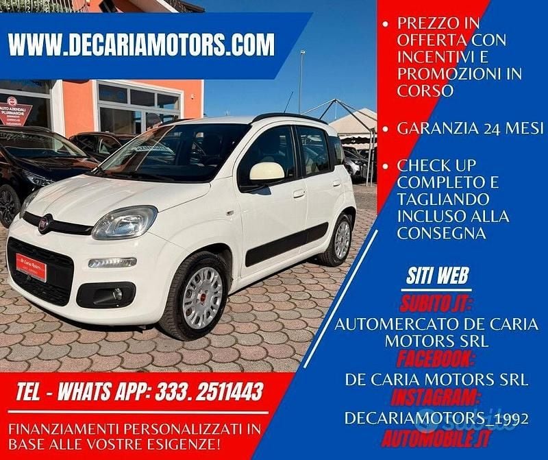 Bianco Usata 2014 Fiat Panda Tre volumi | 6800 € (Buon prezzo) - Immagine 1/4