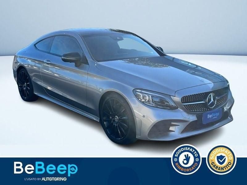 Usata Mercedes C220 Premium Plus 194 CV (142 kW) 2018 Beige Coupé