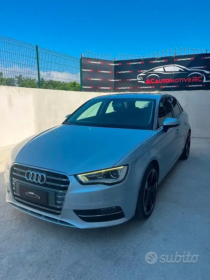 Usata Audi A3 Attraction 150 CV (110 kW) 2014 Grigio Berlina