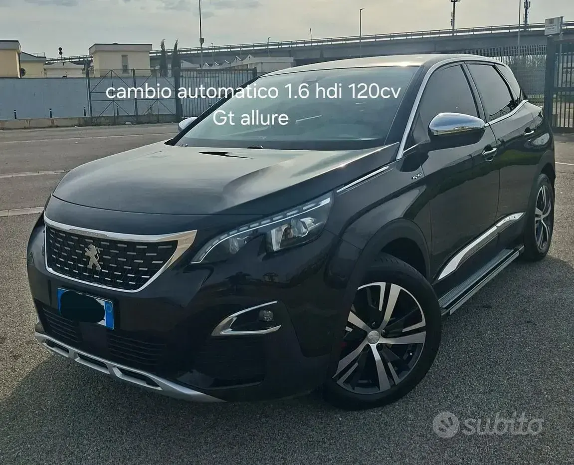 Usata Peugeot 3008 GTi 120 CV (88 kW) 2017 Nero SUV