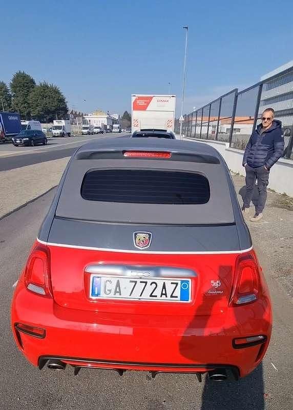 Usata Abarth 595C Turismo 165 CV (121 kW) 2020 Rosso Cabrio
