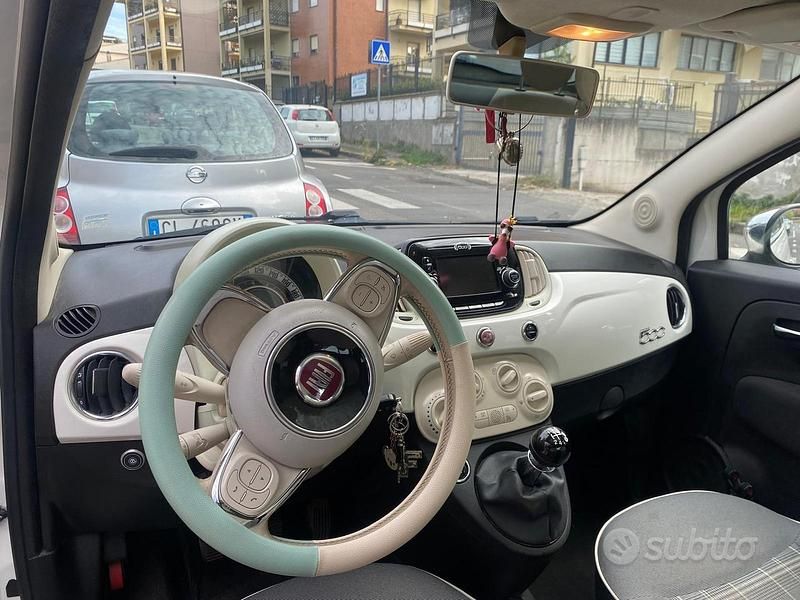 Usata Fiat 500 Lounge 69 CV (50 kW) 2017 Bianco Berlina