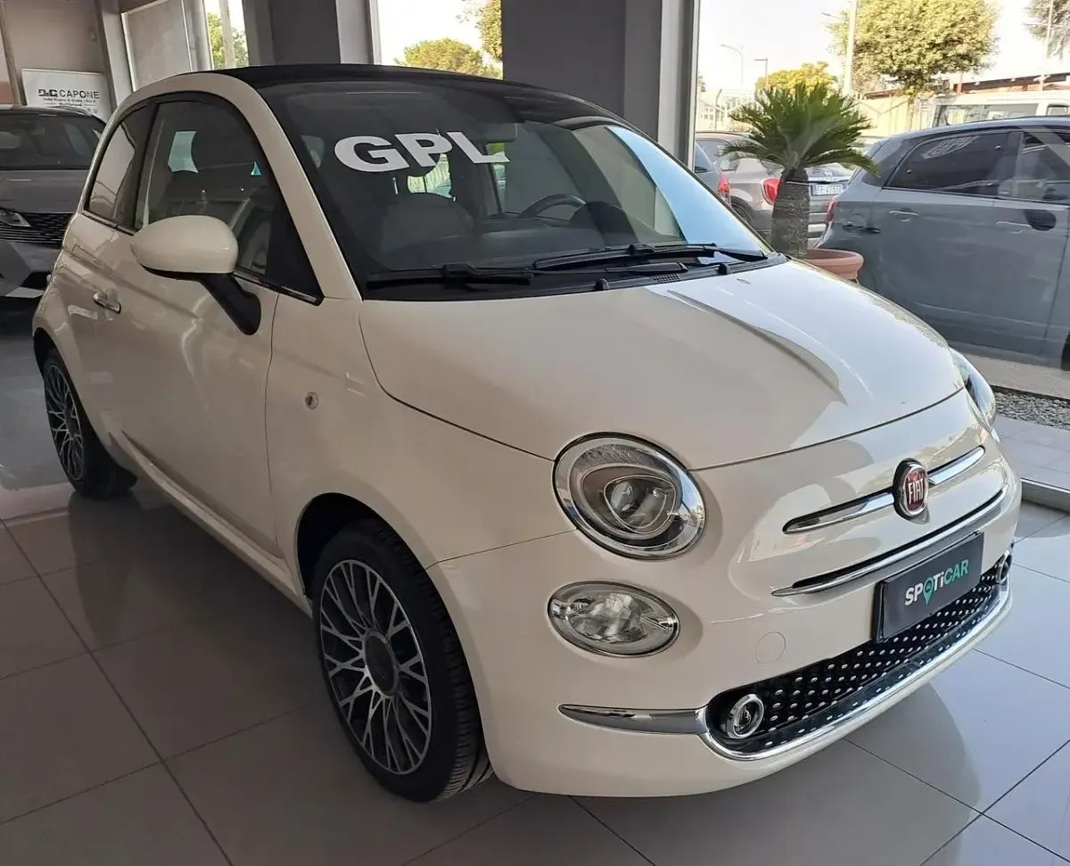 Usata Fiat 500C 69 CV (50 kW) 2023 Bianco Cabrio