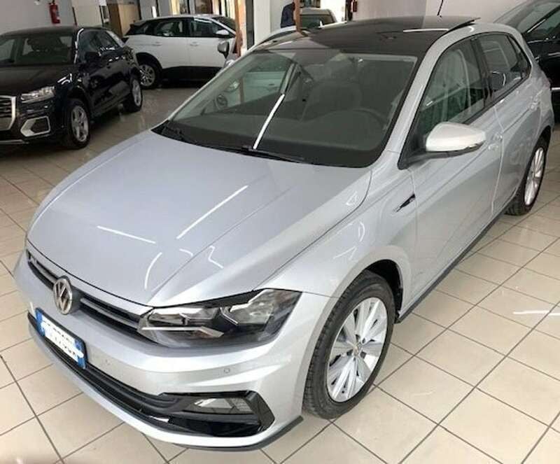 Usata VW Polo R-line 95 CV (69 kW) 2018 Grigio Berlina