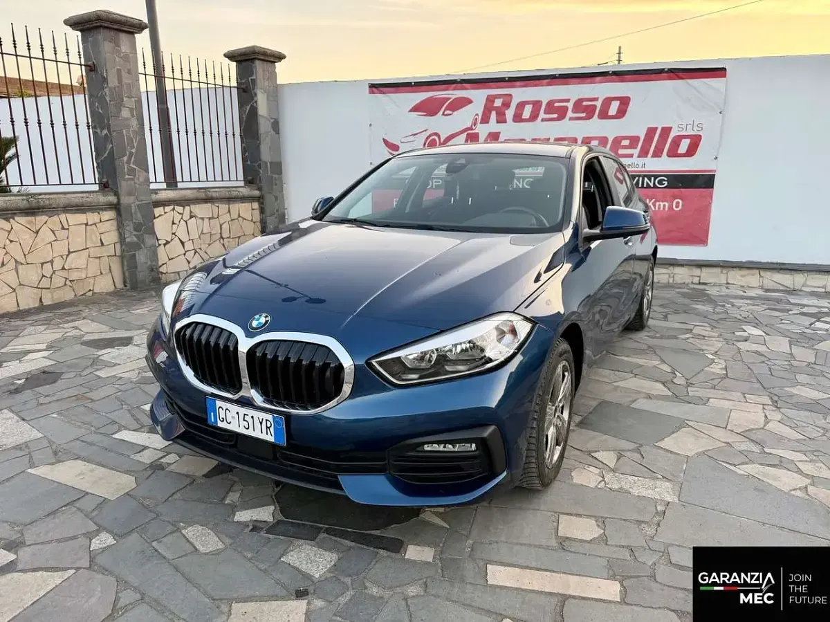 Usata BMW 116 Advantage 116 CV (85 kW) 2020 Blu/azzurro Utilitaria