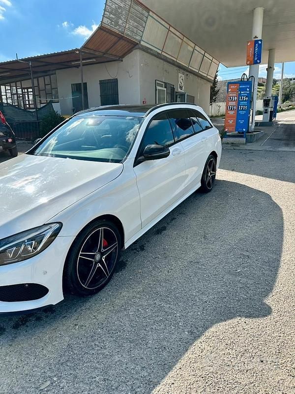 Usata Mercedes C220 Premium 170 CV (125 kW) 2016 Bianco Station wagon